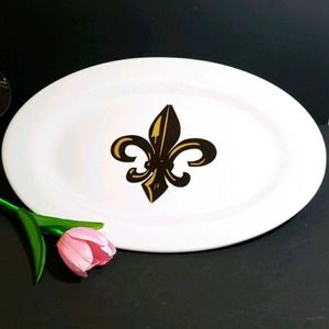 New Orleans Saints Fleur-de-lis Casino Platter